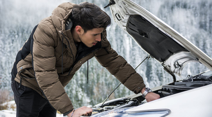 Car Owner Checking Car Engine